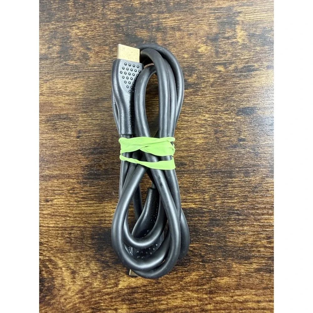 High Speed HDMI Cable 6ft 4K UHD Ethernet Male to Male‎ Black TV Monitor